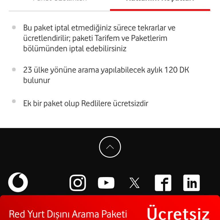 Yurt Dışı Aramalarında Yanıltıcı Bilgilendirme