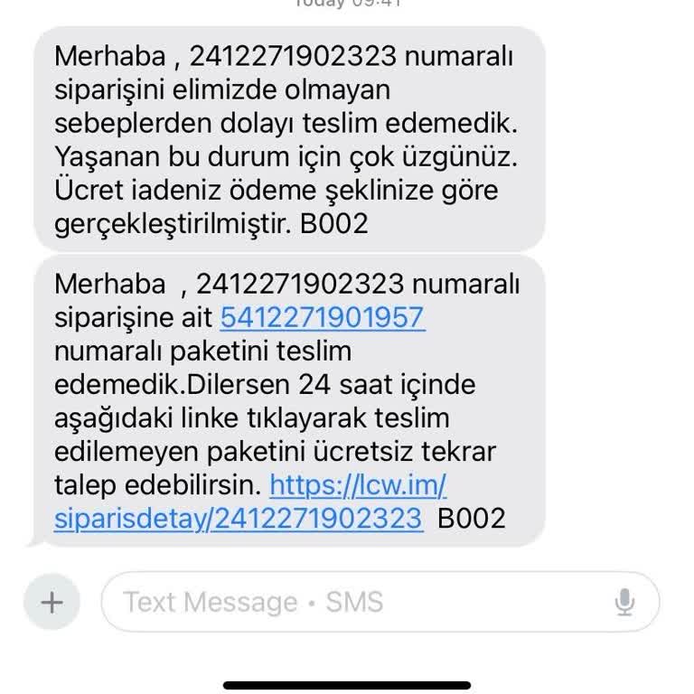 LCW Uygulamasında Sipariş İptali Ve İletişim Sorunu