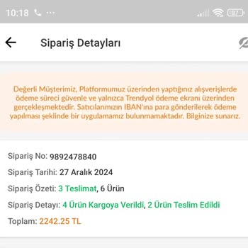 Geciken Sipariş Ve İletişim Sorunları