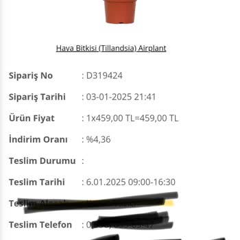 Sipariş Teslim Edilmedi Müşteri Hizmetleri Cevap Vermiyor