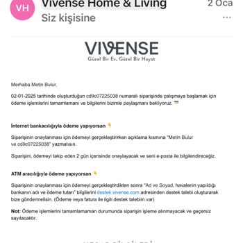 Sipariş Onayı Ve İletişim Sorunu