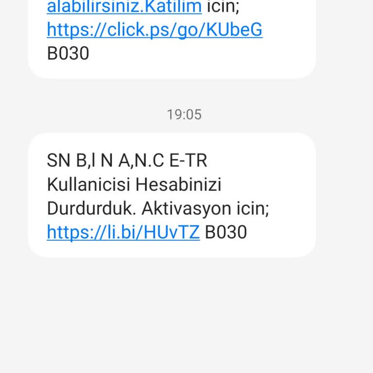 Yanıltıcı Mesajlar Ve Hesap Güvenliği Tehdidi