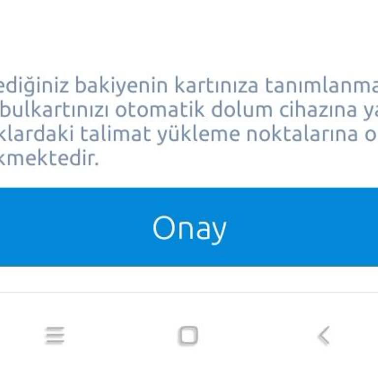 İstanbulkart Otomatik Yükleme Sisteminin Yetersizliği
