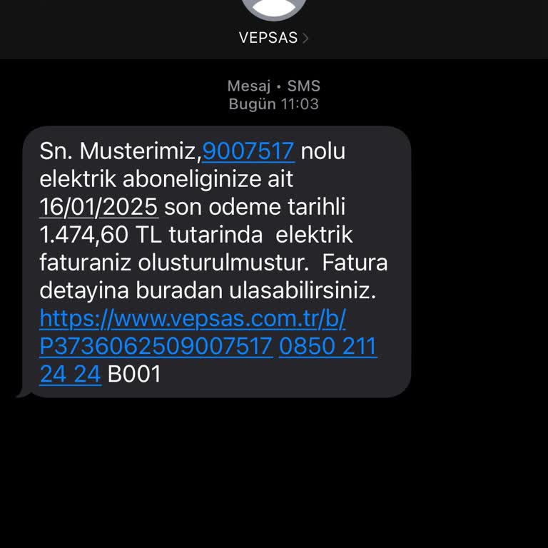 Fatura Sistemiyle Dalga Geçen Yüksek Tutarlar