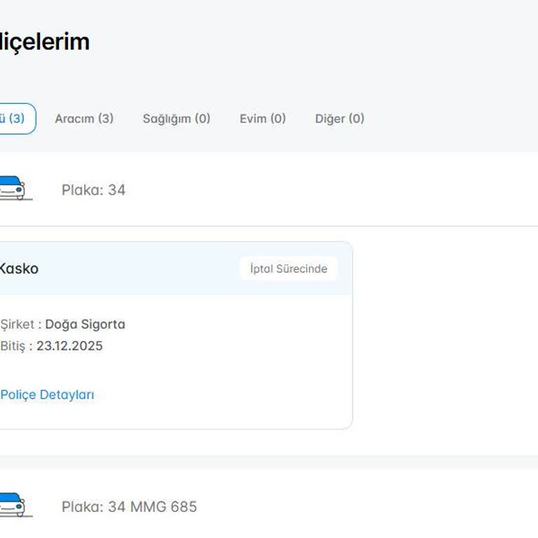 Sigortam.net İle İletişim Ve Hizmet Sorunları