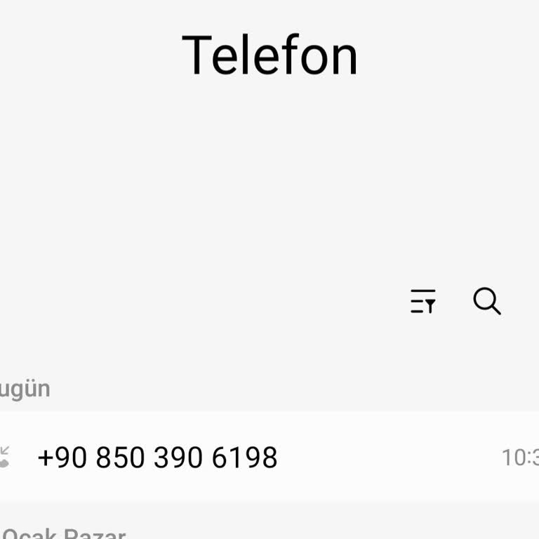 08503906198 Numarasından Gelen Şüpheli Anket Araması