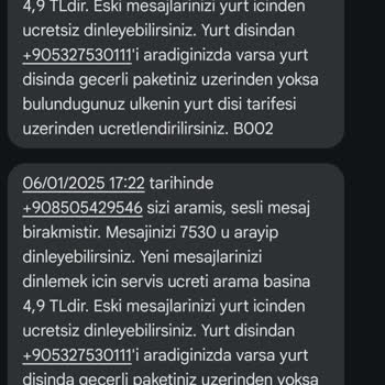 Vodafone'un Sürekli Aramaları Rahatsız Ediyor