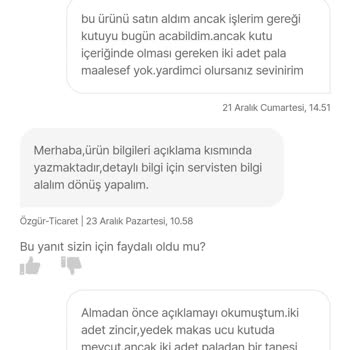 Eksik Parça Ve Yetersiz Müşteri Hizmeti: Hepsiburada Deneyimim