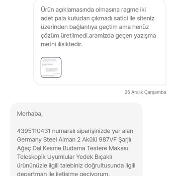 Eksik Parça Ve Yetersiz Müşteri Hizmeti: Hepsiburada Deneyimim