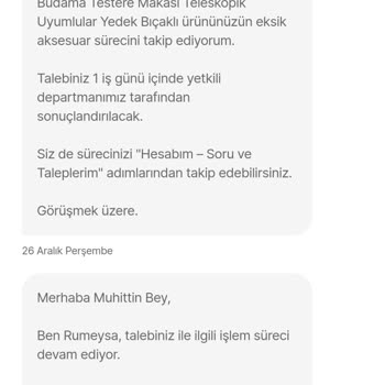 Eksik Parça Ve Yetersiz Müşteri Hizmeti: Hepsiburada Deneyimim
