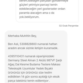 Eksik Parça Ve Yetersiz Müşteri Hizmeti: Hepsiburada Deneyimim