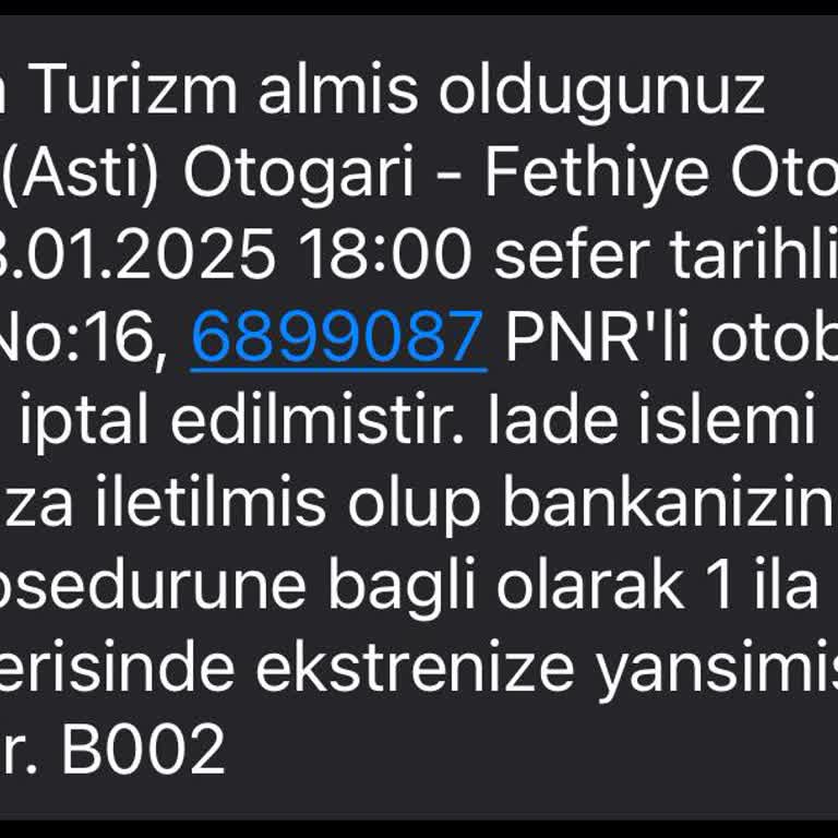 Yanlış Tarihli Biletin İadesi Hala Yapılmadı