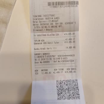 BİM'den Alınan Arızalı TV Ve İade Sürecindeki Sorunlar