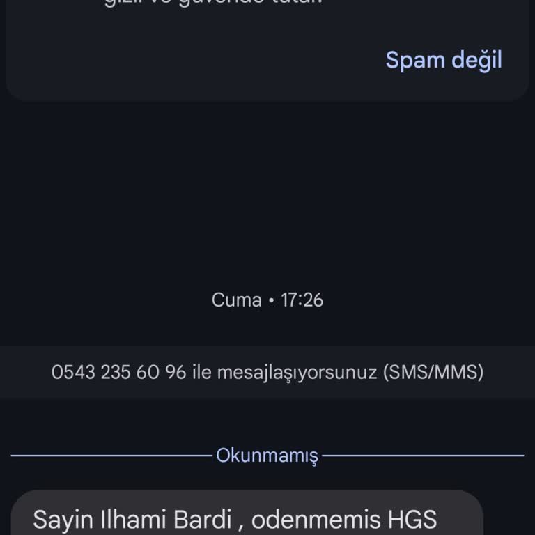 Yanlış HGS Borcu Bildirimi Ve İcra Tehdidi
