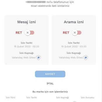 Vodafone'un Israrlı SMS Gönderimi Ve Kişisel Verilerin İhlali