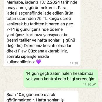 Yanıltıcı İade Süreci Ve Bilgilendirme Eksikliği