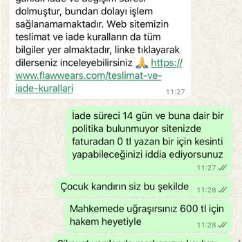 Yanıltıcı İade Süreci Ve Bilgilendirme Eksikliği