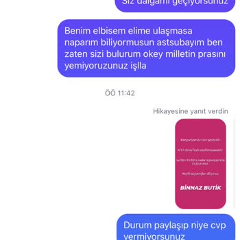 Binnaz Butik İle İletişim Sorunu