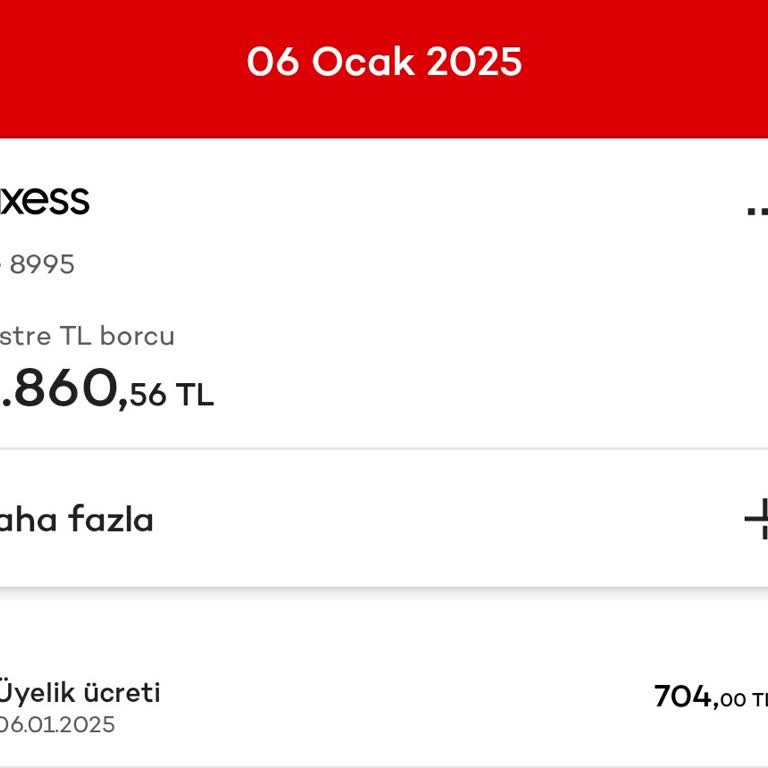 Kredi Kartı Aidat Ücretinin İadesi Talebi