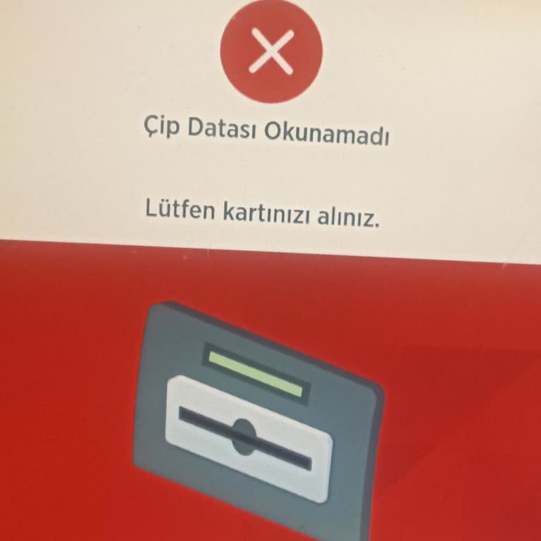 ATM Kart Çip Sorunu: Mağduriyetimin Giderilmesini İstiyorum