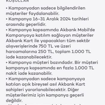 Akbank Kampanya İadesi Neden Yapılmıyor