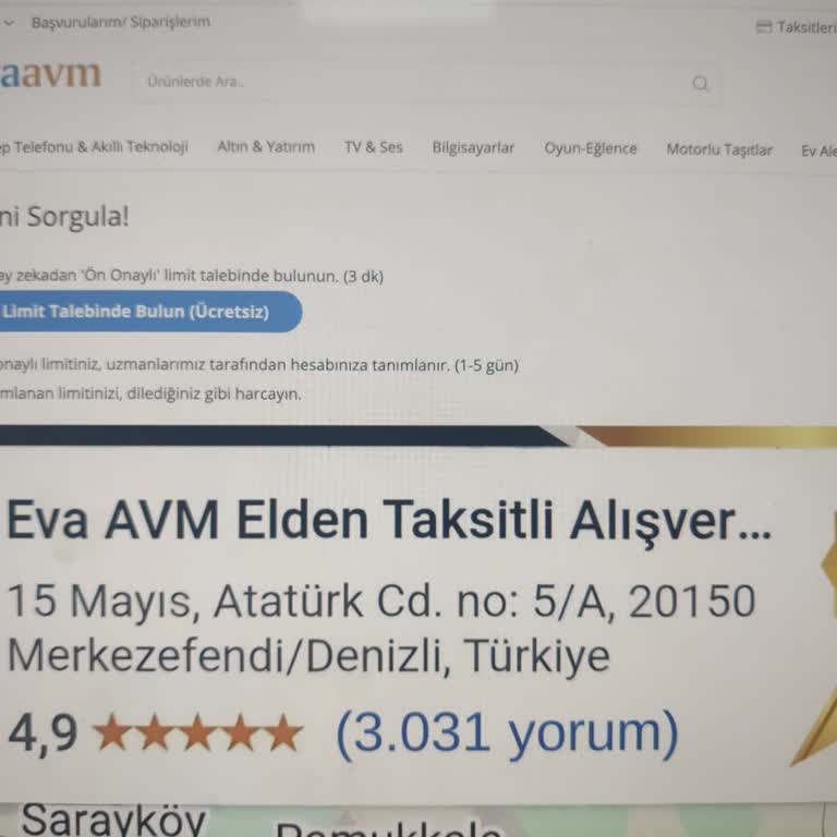 Eva AVM'de Kredi Başvuru Süreci Sorunu