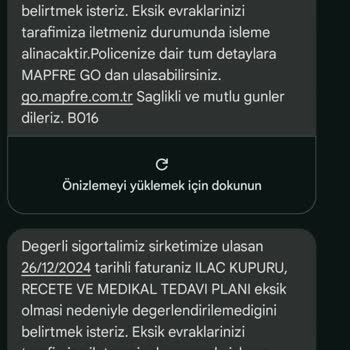 Mapfre Sigorta'da Sağlık Sigortası Teminatı Sorunu