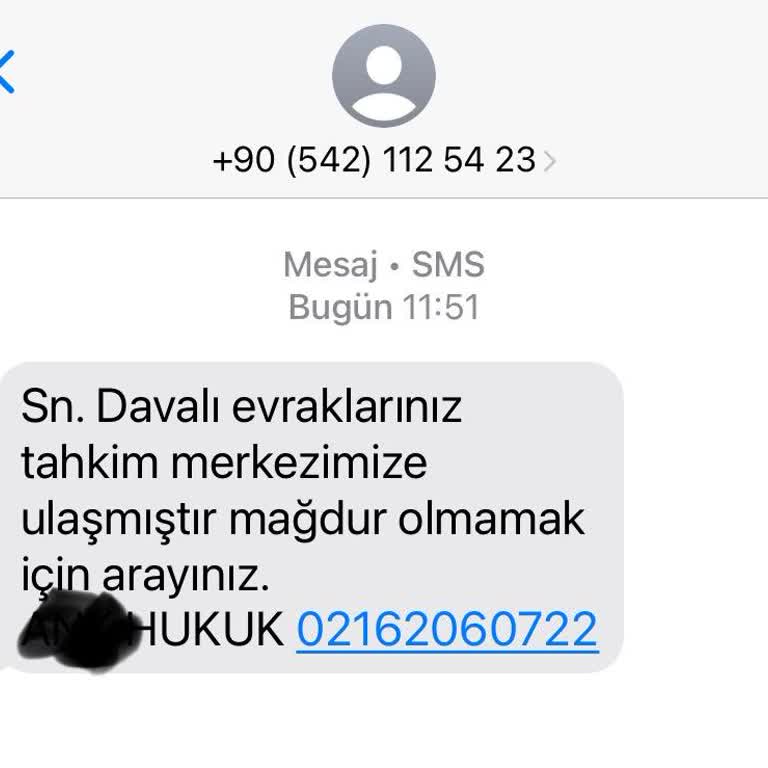 Yanıltıcı Hukuk Mesajlarıyla Mağduriyet!