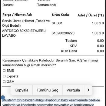 Müşteri Memnuniyetsizliği Ve Yanıltıcı Bilgilendirme