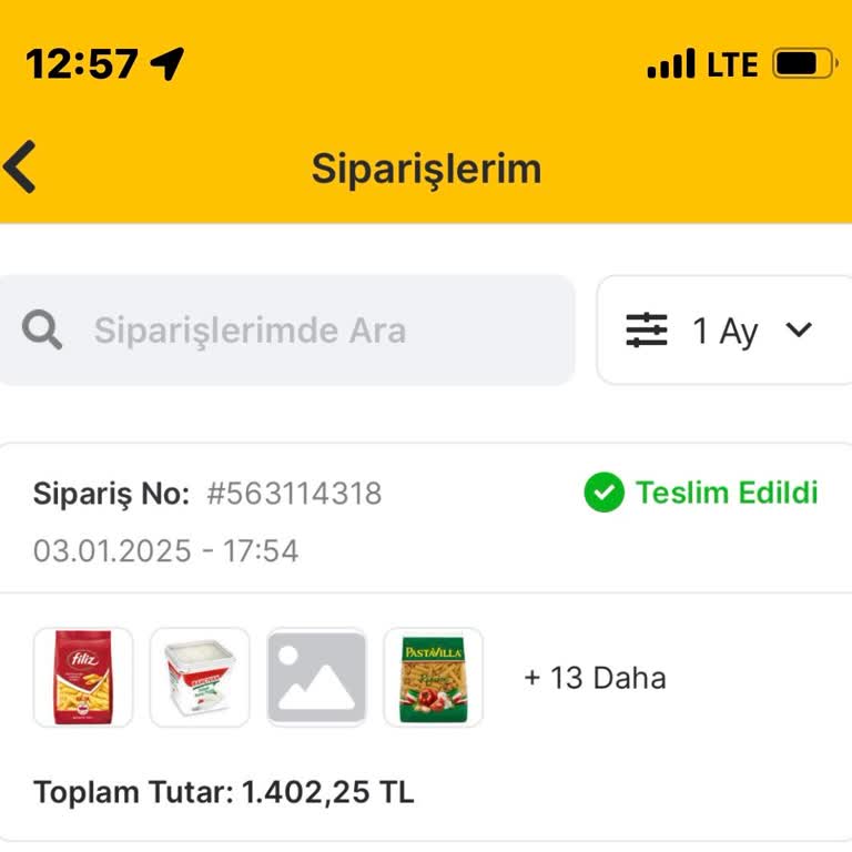 Teslim Edilmeyen Sipariş Ve İletişim Sorunları