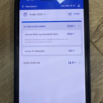 Yanlış İnternet Aşımı Ve Müşteri Hizmetleri Sorunu