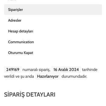Sipariş Gecikmesi Ve İletişim Sorunları