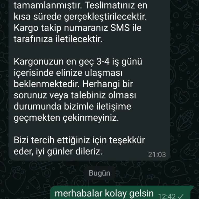 Sipariş Sonrası İletişim Sorunu Ve Engelleme