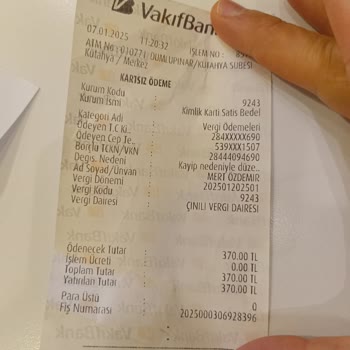 Kimlik Yenileme Ücreti Ödeme Sorunu: Banka Ve Nüfus Müdürlüğü Arasında Kayıp Para