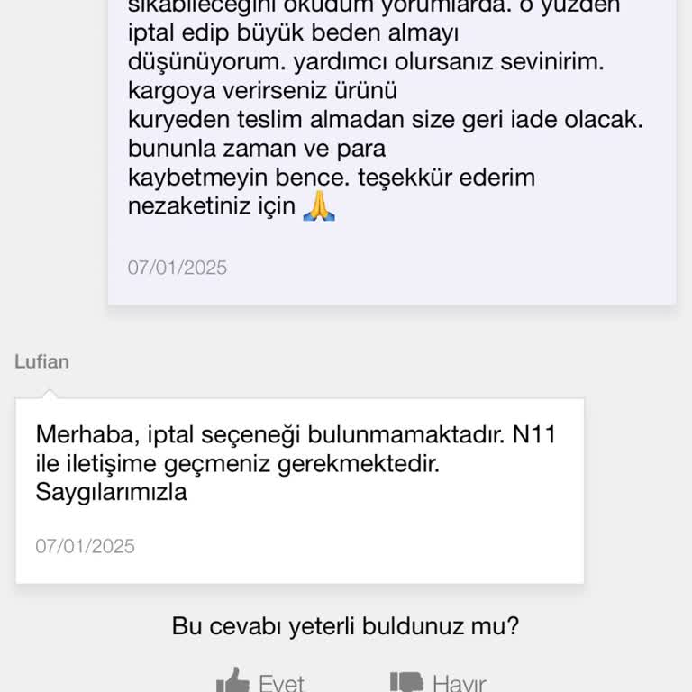 N11'de İptal Talebi Karmaşası: Taraklı Ayaklar İçin Bot Sorunu