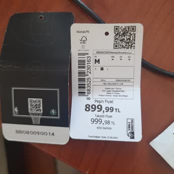 DeFacto Ürününde Yıkama Sonrası İncelme Sorunu