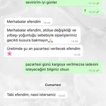 Sipariş Bilgilendirme Eksikliği Ve İletişimsizlik