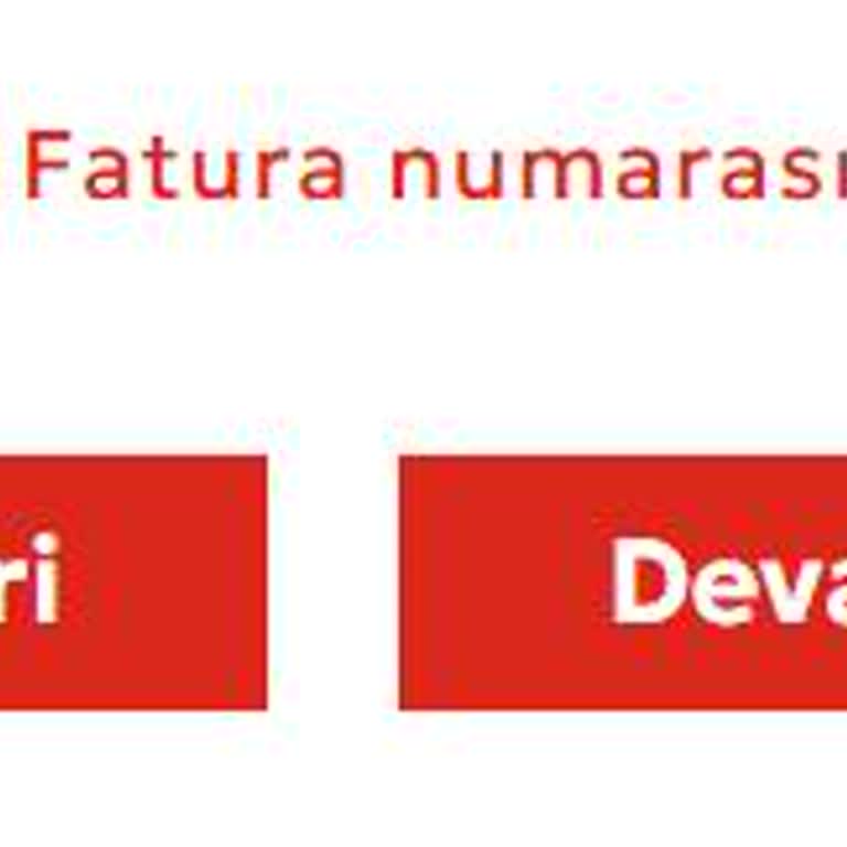 Fatura Numarası Hatası İle Tablet Alımında Sorun