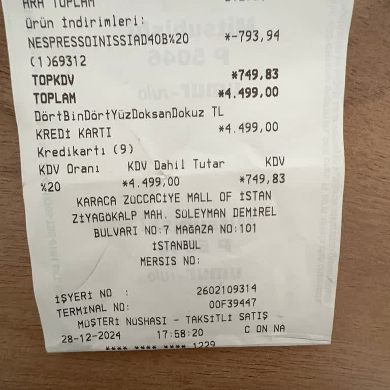 Nespresso Makinesi Alımında Stok Sorunu Ve Müşteri Hizmetleri Hayal Kırıklığı