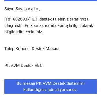 İade Kodu Gönderilmeyen Blender Sorunu