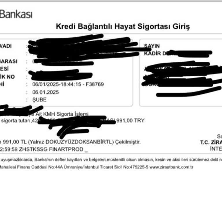 Bilinmeden Kesilen Hayat Sigortası Ücreti Ve Zorlaştırılan İptal Süreci