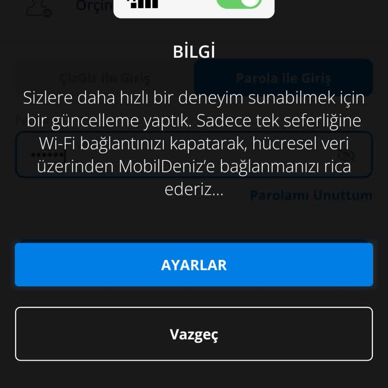 Denizbank Mobil Uygulama Güncelleme Sorunu