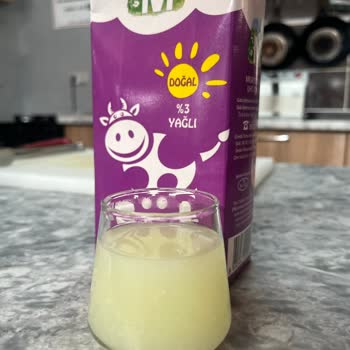 Migros'tan Aldığım Süt Su Gibi!