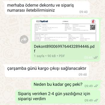 Gönderilmeyen Ürün Ve İletişimsizlik