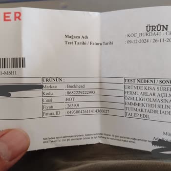 Boyner Mağazasından Alınan Sorunlu Çocuk Botları Ve Yetersiz Müşteri Hizmetleri