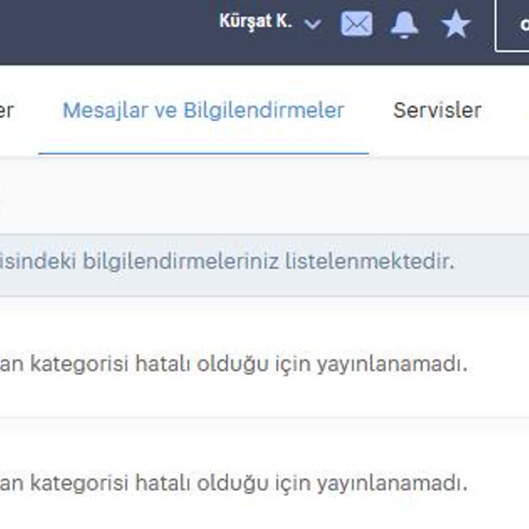 Sahibinden.com İlan Kategorisi Sorunu: Mesleki Ders İlanı Reddediliyor