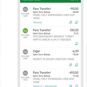 Para Transferi Sorunu