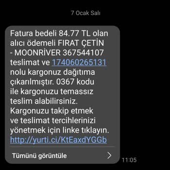 Yanıltıcı Kargo Ücreti Ve Tehditkar Müşteri Hizmetleri