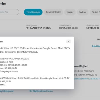 Entegrasyon Hatası İle Mağduriyet: Epttavm Ve Benterprises İş Birliği