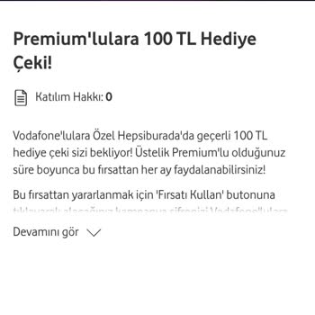 Vodafone Premium Üyeliğinde Yaşadığım Sorunlar Ve Hayal Kırıklığı
